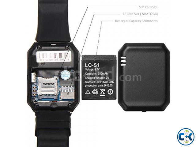 BD09 Smartwatch Full Touch Display Single Sim Direct Sim Cal | ClickBD large image 3