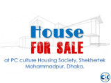 5 storeyed House for sale at PC Culture Housing Society