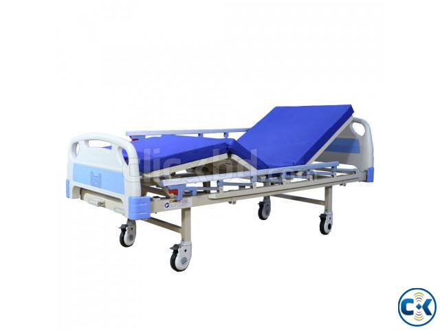 Hospital Bed 2 Crank Detachable ABS Head Foot Board | ClickBD large image 0
