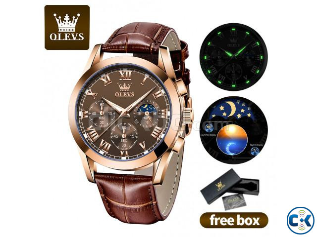 OLEVS 2871 Luxury Smart Fitness waterproof watch | ClickBD large image 1