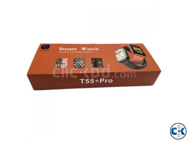 T55 Plus Pro Smartwatch Series 6 Waterproof Crown Button Wor | ClickBD large image 0