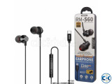 REMAX RM-560 TYPE-C IN-EAR STEREO METAL WIRED EARPHONE