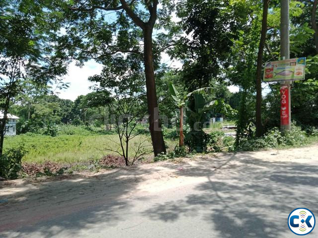 A Open Road Side Land For Rent At Mawa | ClickBD large image 2