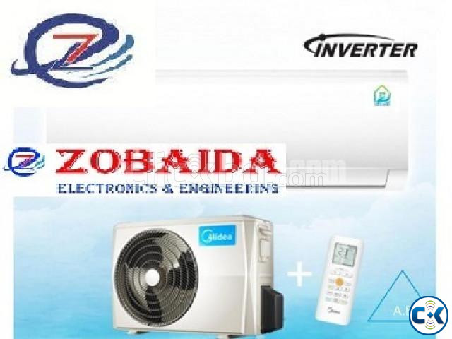 Original Brand Midea Hot Cool Inverter1.5 Ton Split AC | ClickBD large image 0