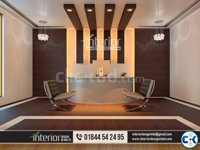 Office meeting room design a bland conference room | ClickBD large image 2