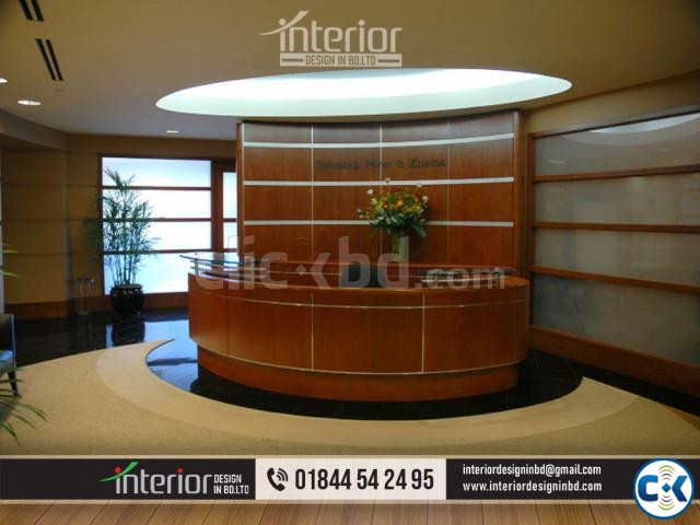 Modern reception ceiling Certain areas like the reception | ClickBD large image 3