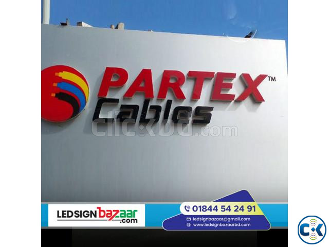 Acrylic letter LED Sign Acrylic Letter p10 Moving Display B | ClickBD large image 0
