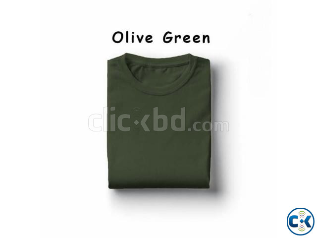 Mens solid half full sleeve T-Shirts | ClickBD large image 0