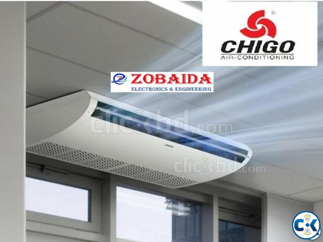 CHIGO Midea Cassette Ceiling 3 Ton Air Conditioner | ClickBD large image 0