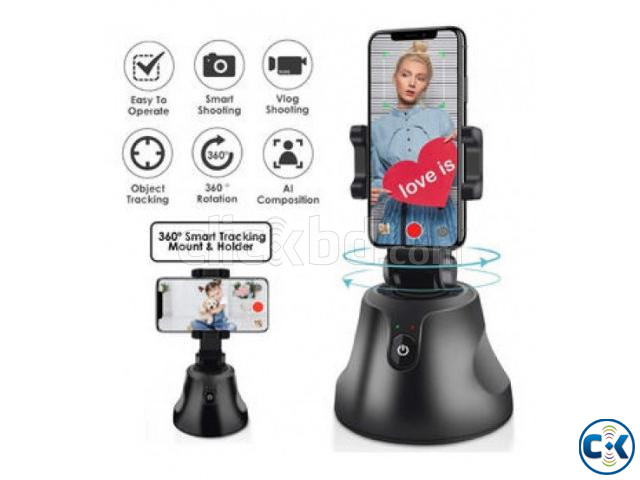 360 Degree Rotation Auto Shooting Selfie Stick Face Object | ClickBD large image 0