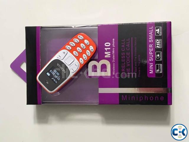 BM10 Mini phone Dual Sim And Bluetooth connect | ClickBD large image 1