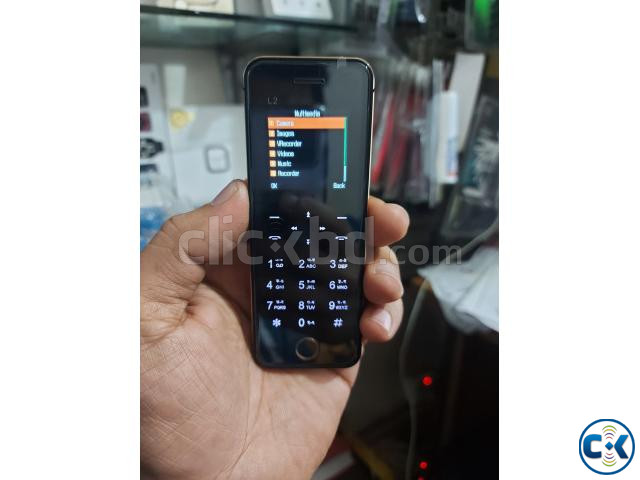 Bontel L2 Slim Phone Dual Sim Keypad Touch Free Silicon Cove | ClickBD large image 1