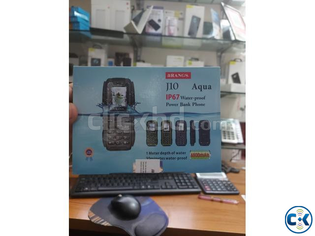 Rangs J10 Aqua 6500mAh Power Bank Mobile Phone Dual SIM | ClickBD large image 0