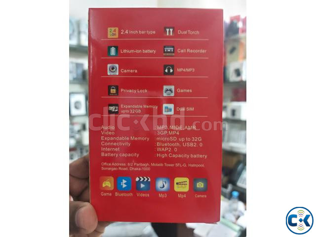 Winstar W17 Power Bank Phone 7000mAh Dual Sim With Warranty | ClickBD large image 3