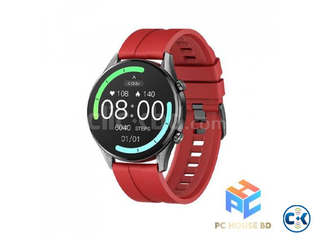 IMILAB W12 SMART WATCH DUAL STRAP EDITION BLACK RED STRAP | ClickBD large image 0
