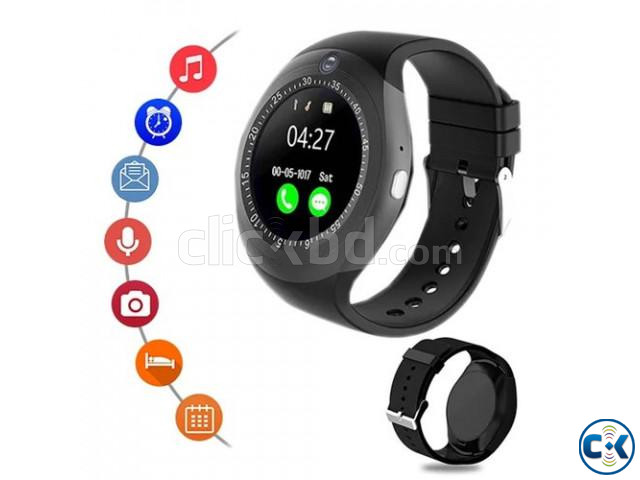 Y1S Smartwatch Touch Round Display Call Sms Camera Bluetooth | ClickBD large image 0