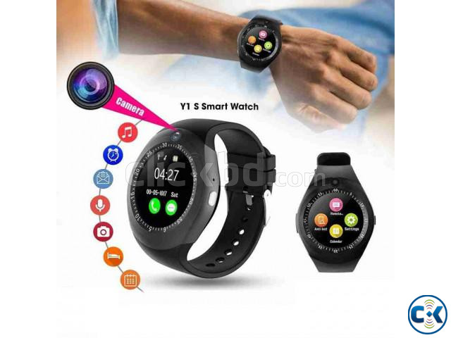 Y1S Smartwatch Touch Round Display Call Sms Camera Bluetooth | ClickBD large image 1