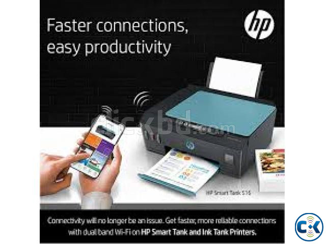 HP Smart 4-Color Ink Tank 516 Wireless All-in-One Ready Prin | ClickBD large image 1