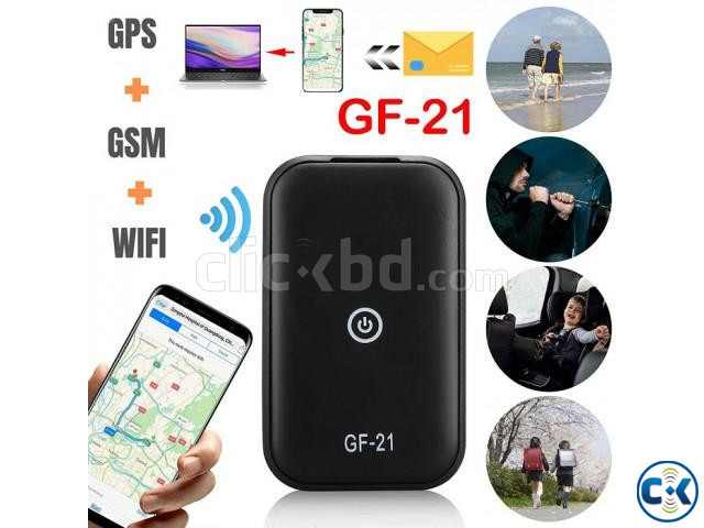 GF21 Mini GPS Tracker App Anti-Lost Device Voice Control Rec | ClickBD large image 1