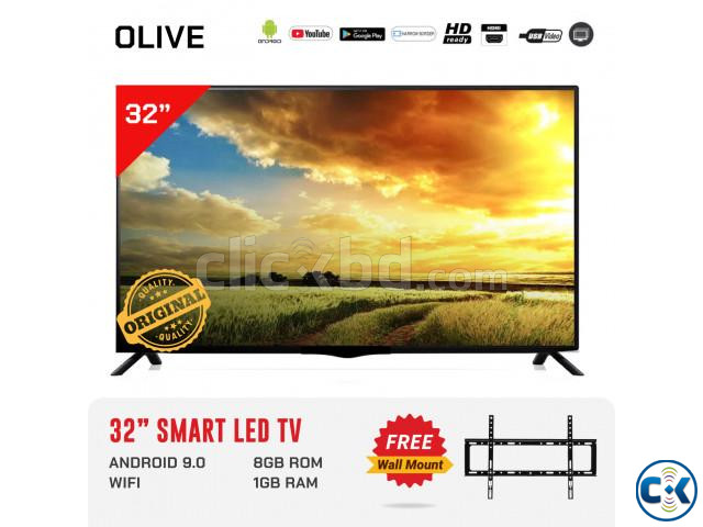 OLIVE Smart TV 32 with FHD HDMI USB 8 1GB AND 9 | ClickBD large image 0