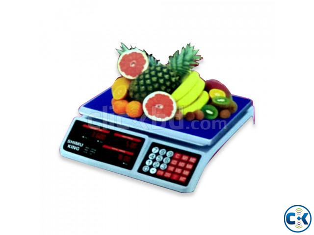 King Digital Weight Scale 45kg Rechargeable | ClickBD large image 0