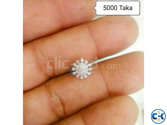 Diamond With Gold Nose pin 50 0FF | ClickBD large image 0