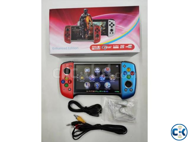 X19 Plus Game Player Handheld Game Console 5.1 Inch Large Sc | ClickBD large image 0