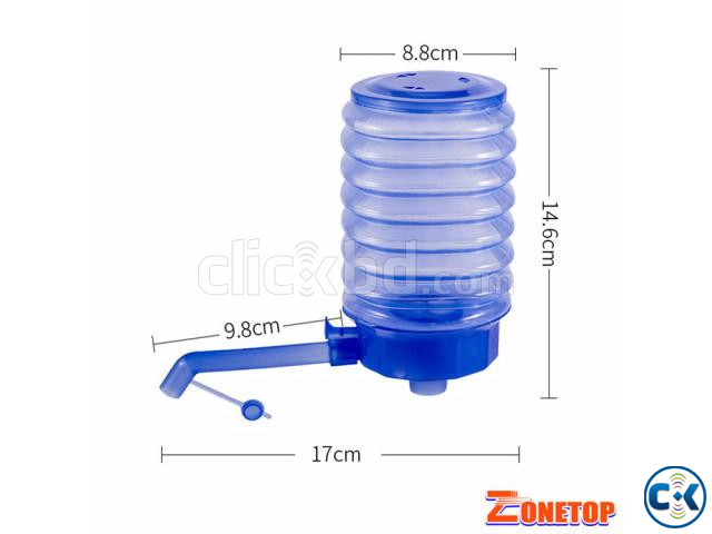 20 liter Plastic Manual Air Hand Pressure Drinking Water Dis | ClickBD large image 0