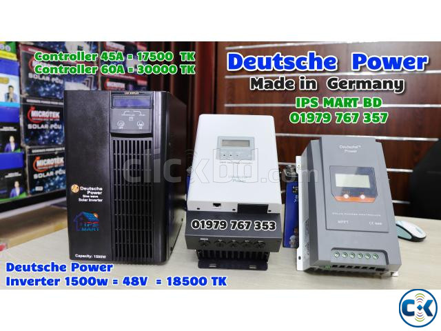 Deutsche Power MPPT Solar Charge Controller 45A 60A Germany | ClickBD large image 0