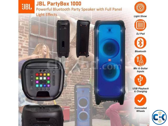 Jbl PartyBox 1000 Portable Powerful portable BT Speaker | ClickBD large image 3