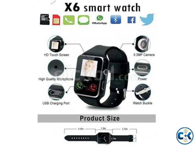 X6 Smart Watch | ClickBD large image 4