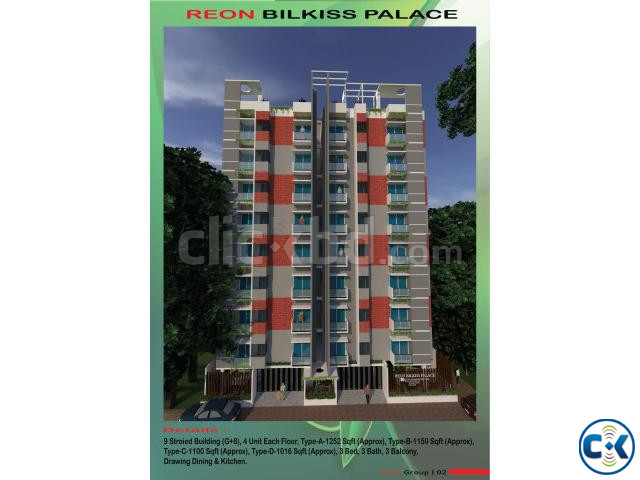 1252 SFT Apartment Booking Going on Near Mohammadpur | ClickBD large image 0