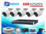 HIKVISION 5 PCS CCTV CAMERA FULL PACKAGE