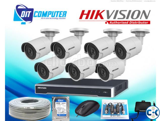 HIKVISION 7 PCS CCTV CAMERA FULL PACKAGE | ClickBD large image 0