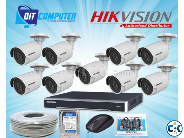 HIKVISION 9 PCS CCTV CAMERA FULL PACKAGE | ClickBD large image 0