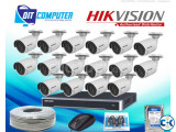 HIKVISION 16 PCS CCTV CAMERA FULL PACKAGE