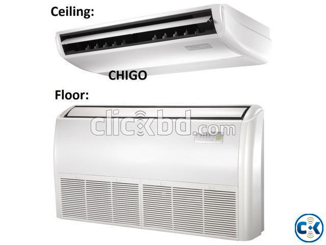Chigo 4.0 Ton Ceilling Cassette Type Air Conditioner ac | ClickBD large image 0