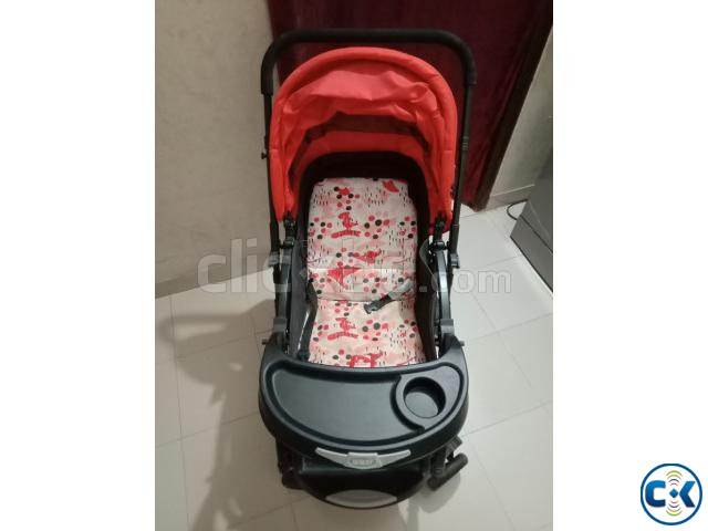 Baby Rocking Stroller Perambulator  | ClickBD large image 2