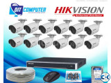 HIKVISION 12 PCS CCTV CAMERA FULL PACKAGE