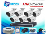 HIKVISION 7 PCS CCTV CAMERA FULL PACKAGE