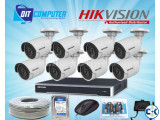 HIKVISION 8 PCS CCTV CAMERA FULL PACKAGE