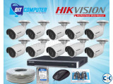 HIKVISION 10 PCS CCTV CAMERA FULL PACKAGE