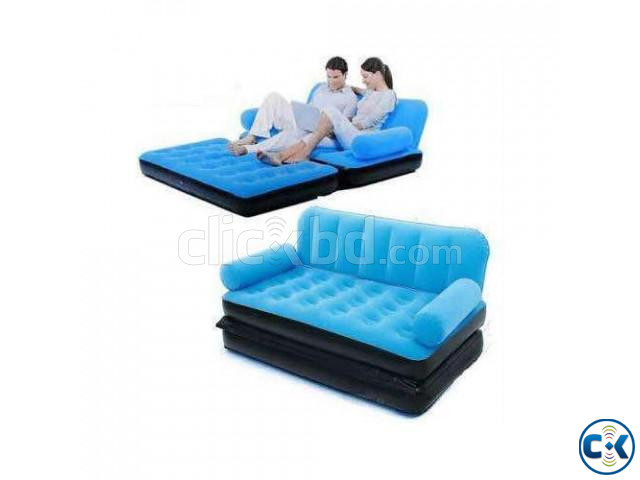 BESTWAY Double Air Bed Cum Sofa | ClickBD large image 0