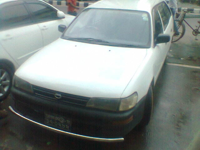 toyota AE100 model 99 2004...station wagon white large image 0