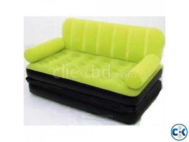 BESTWAY Double Air Bed Cum Sofa | ClickBD large image 1