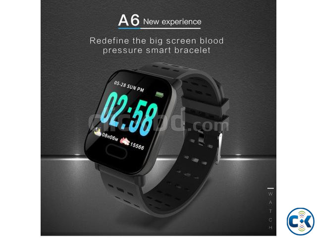 A6 Smart Bracelet 1.3 Inch Bluetooth Sports Smartwatch | ClickBD large image 0