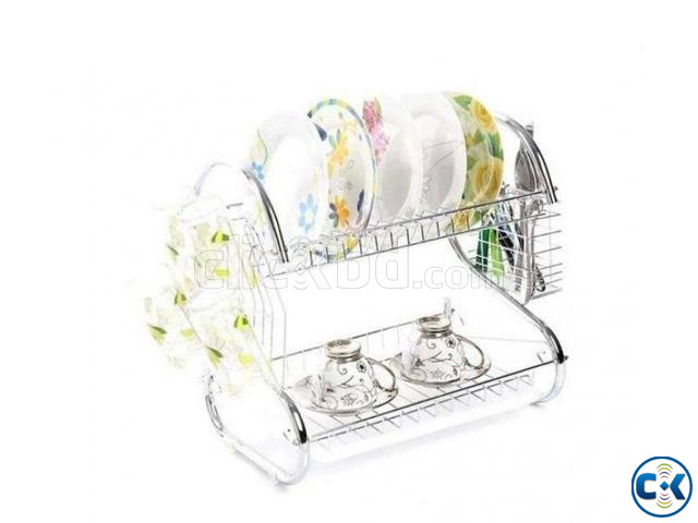 2 Layer Dish Drainer | ClickBD large image 1