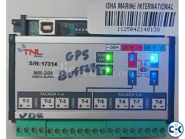 TNL MR-208 Fully Programmable 2-lnput 8-Output NMEA GPS Buff | ClickBD large image 1