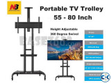 AVA1800-70-1P 55 to 80 Portable TV Trolley Stand