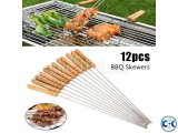 12 Pieces Barbecue Grill Sticks Set